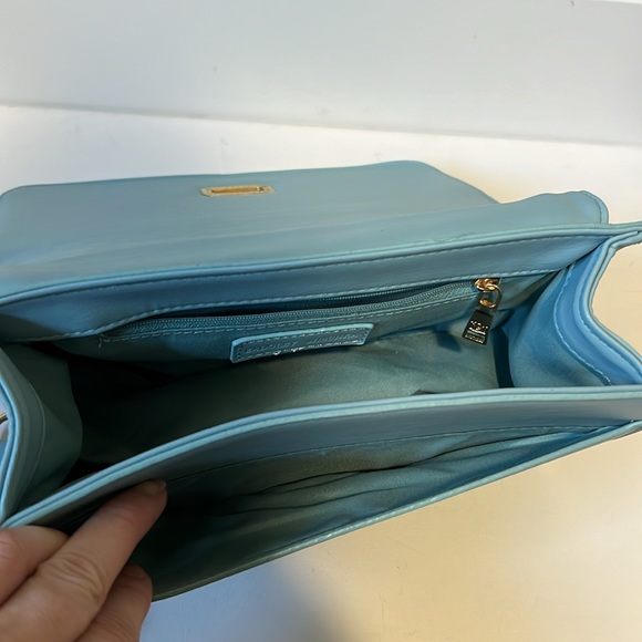 NWT Badgley Mischka Crossbody Faux Pearl Studded Accents - Picture 11 of 15